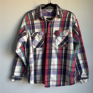 FiveBrother- Men's Plaid Flannel